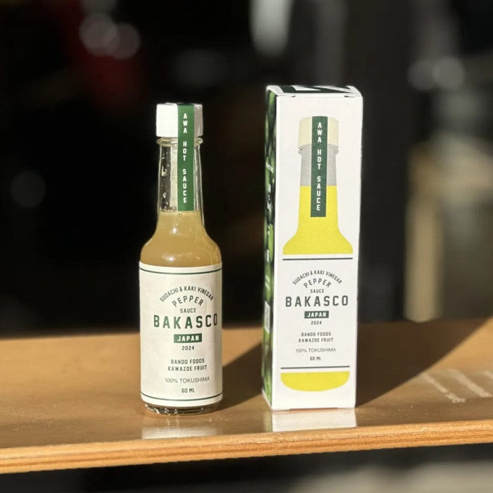 Bakasco Sudaichi & Kaki Vinegar Pepper Sauce 60ml Glass Bottle Honeydaes - Japan Foods Grocery Online 
