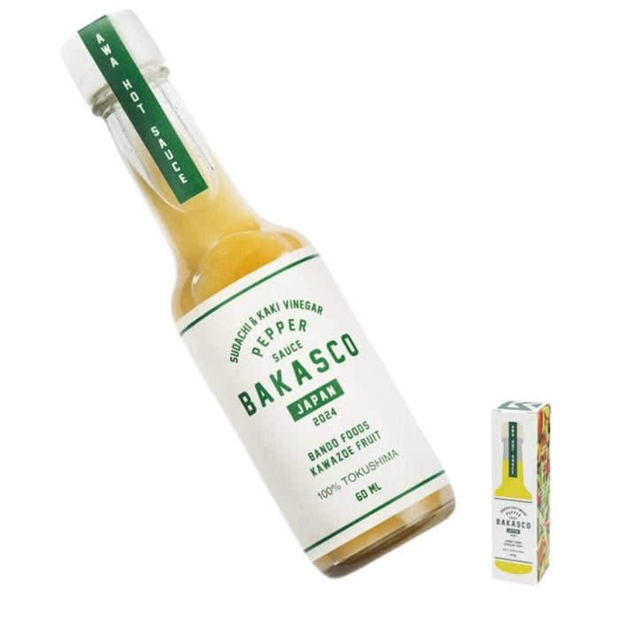 Bakasco Sudaichi & Kaki Vinegar Pepper Sauce 60ml Glass Bottle Honeydaes - Japan Foods Grocery Online 