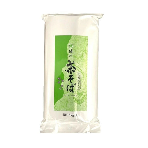 Banshu Cha Soba Green Tea Noodle 1kg Family Size Pack Honeydaes - Japan Foods Grocery Online 