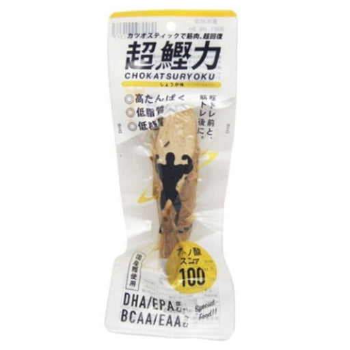 Cho-katsuryoku Japanese High Protein Bonito Jerky Snack - Shoga Ginger Flavour 1pcs Pack Honeydaes - Japan Foods Grocery Online 