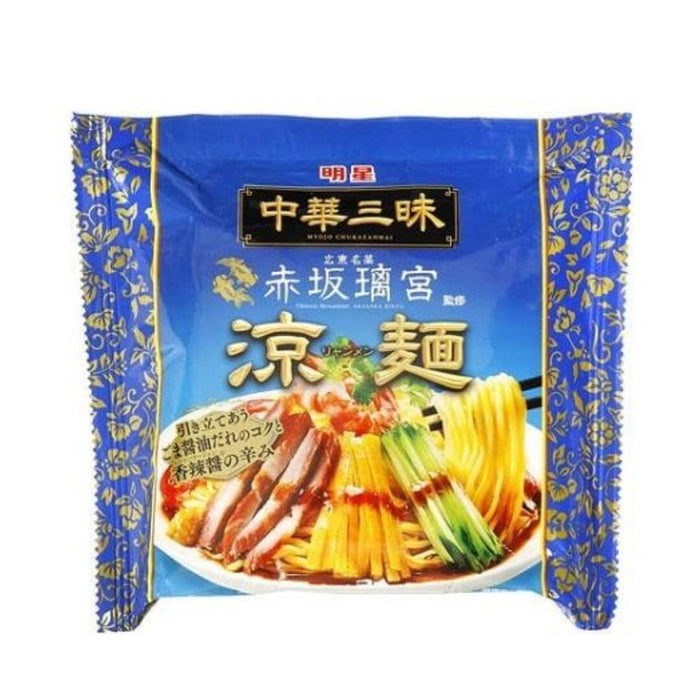 Chuka Zanmai Akasaka Rikyu Hiyashi Chukka 139g Japan Instant Noodle Honeydaes - Japan Foods Grocery Online 