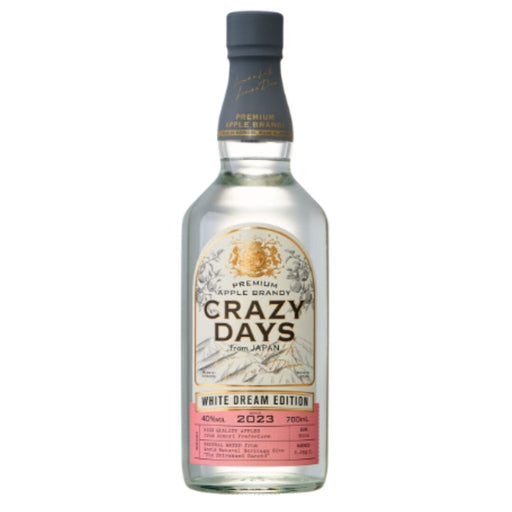 CRAZY DAYS White Dream Edition Japan Apple Brandy 40% 700ml Bottle With Gift Box Honeydaes - Japan Foods Grocery Online 