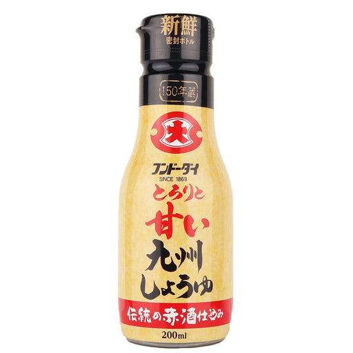 Fundodai Japan Kumamoto Sweet Kyushuu Shoyu 200ml Easy Squeeze Bottle Honeydaes - Japan Foods Grocery Online 
