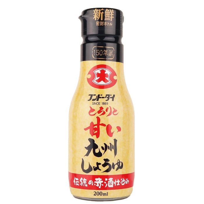 Fundodai Japan Kumamoto Sweet Kyushuu Shoyu 200ml Easy Squeeze Bottle Honeydaes - Japan Foods Grocery Online 