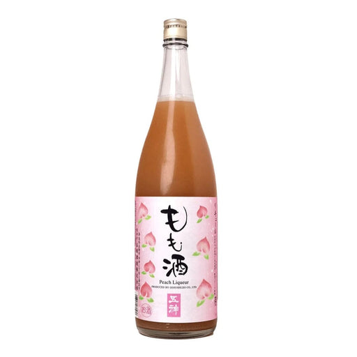 Goshin Momo Sake Peach Liqueur 1.8L Party Size Bottle Honeydaes - Japan Foods Grocery Online 
