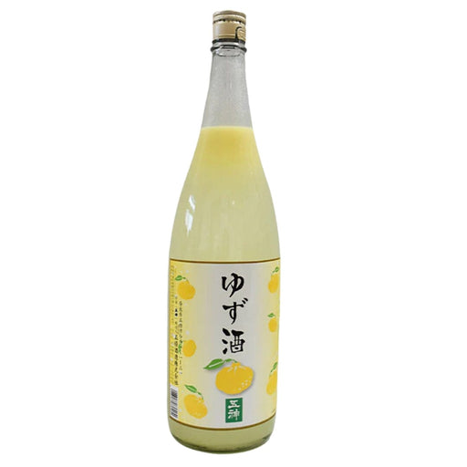 Goshin Yuzushu Sake Yuzu Liqueur 1.8L Party Size Bottle Honeydaes - Japan Foods Grocery Online 