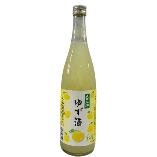 Goshin Yuzushu Sake Yuzu Liqueur 720ml Glass Bottle Honeydaes - Japan Foods Grocery Online 
