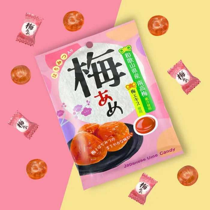Hachimitsu Ume Ame Japan Honey Plum Candy 46g Pack Honeydaes - Japan Foods Grocery Online 
