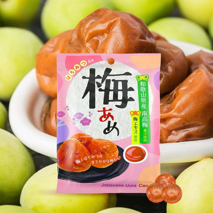 Hachimitsu Ume Ame Japan Honey Plum Candy 46g Pack Honeydaes - Japan Foods Grocery Online 