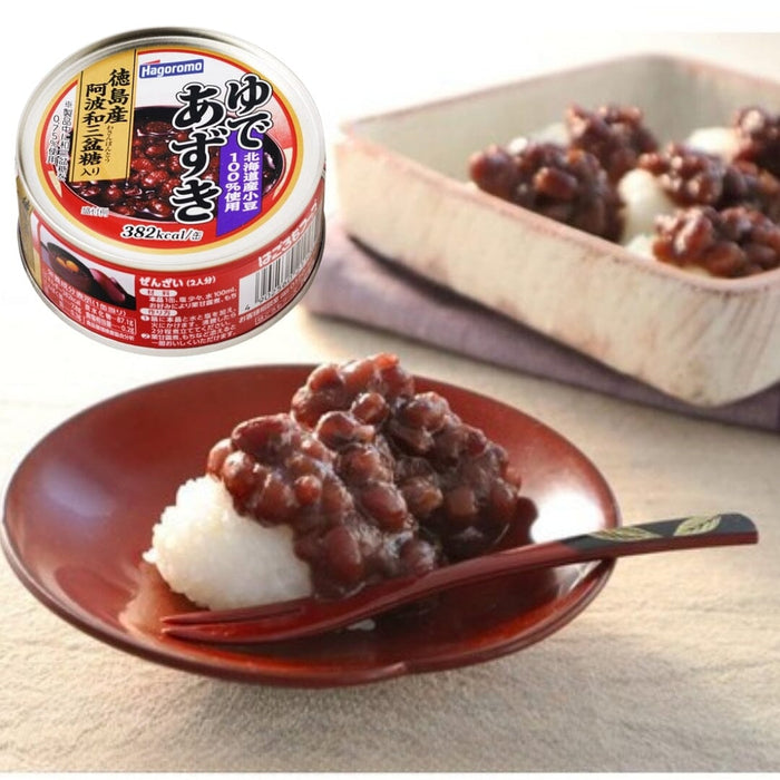 Hagoromo Hokkaido Yude Azuki 165g Tin Japan Sweetened Red Bean Paste Honeydaes - Japan Foods Grocery Online 