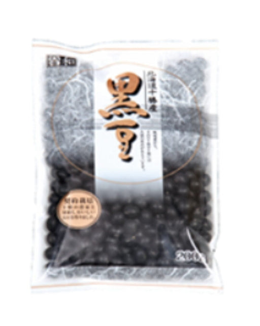 Hokkaido Dry Raw Kuro Mame Black Beans 200g Pack Honeydaes - Japan Foods Grocery Online 