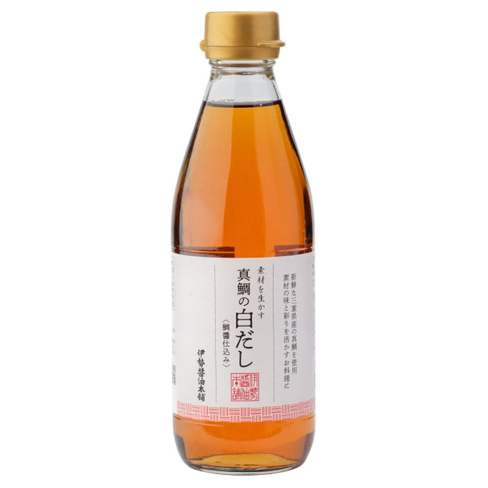 Ise Shoyu Madai Shiro Dashi Japan Sea Bream Broth Concentrate 360ml Glass Bottle Honeydaes - Japan Foods Grocery Online 