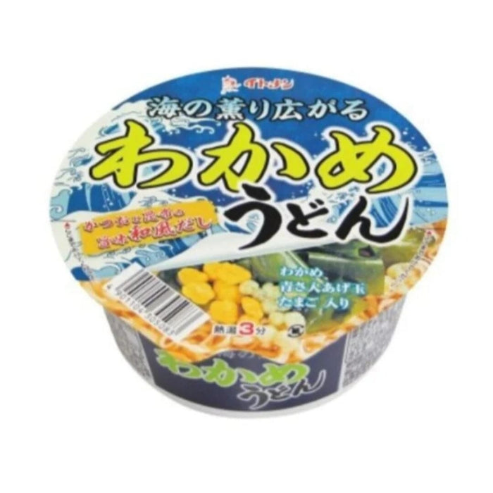 Itomen Wakame Udon Japan Instant Noodle 76g Cup Food, Beverages & Tobacco Honeydaes - Japan Foods Grocery Online 