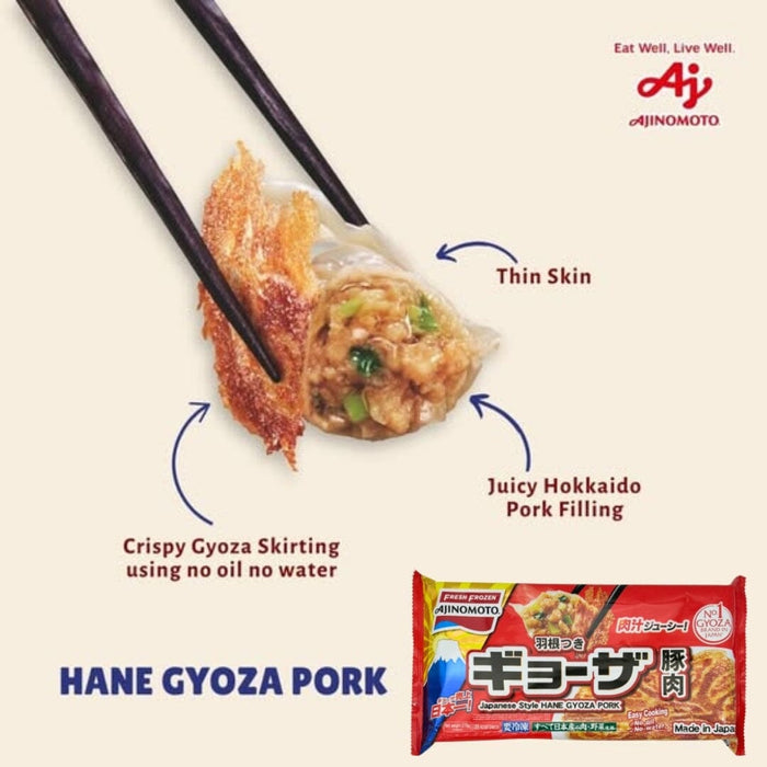 Japan Best Selling Hane Gyoza Pork Dumpling 12 Pcs Tray Pack Honeydaes - Japan Foods Grocery Online 