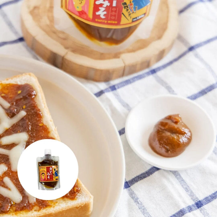 Japan Delicious Curry Miso Sauce 130g Easy Resealable Tube Honeydaes - Japan Foods Grocery Online 