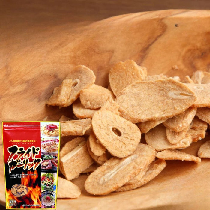 Japan Fried Garlic Chips 100g Easy Resealable Pack Honeydaes - Japan Foods Grocery Online 
