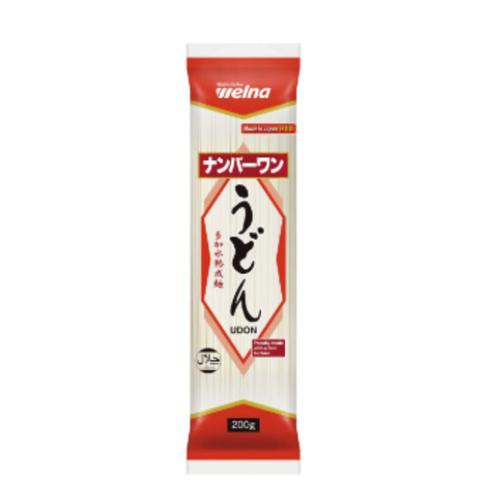 Japan Halal Udon 200g Thin Type Dry Japanese Noodle Honeydaes - Japan Foods Grocery Online 
