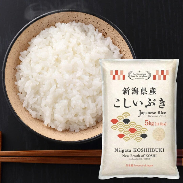 Japan Niigata Koshi Ibuki Sushi Rice 5kg Family Pack Honeydaes - Japan Foods Grocery Online 