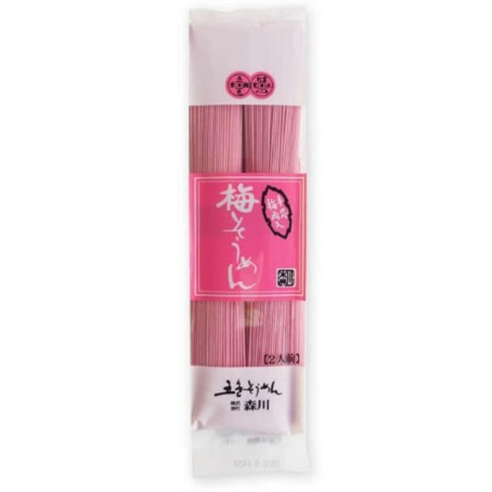 Japanese Premium Handmade Tenobe Ume Plum Somen Noodle 300g Pack Honeydaes - Japan Foods Grocery Online 