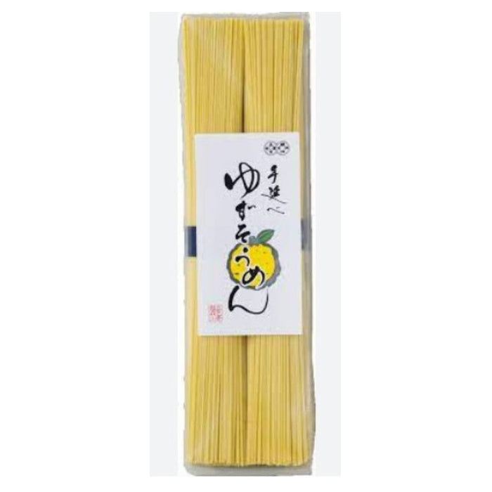Japanese Premium Handmade Tenobe Yuzu Somen Noodle 200g Pack Honeydaes - Japan Foods Grocery Online 