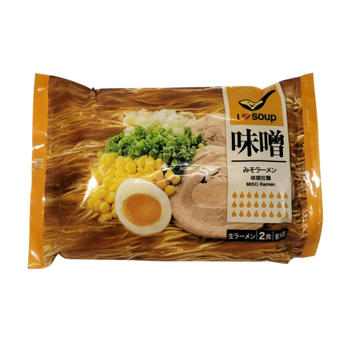 Japanese Premium Miso Ramen Noodle - Frozen 372g Honeydaes - Japan Foods Grocery Online 