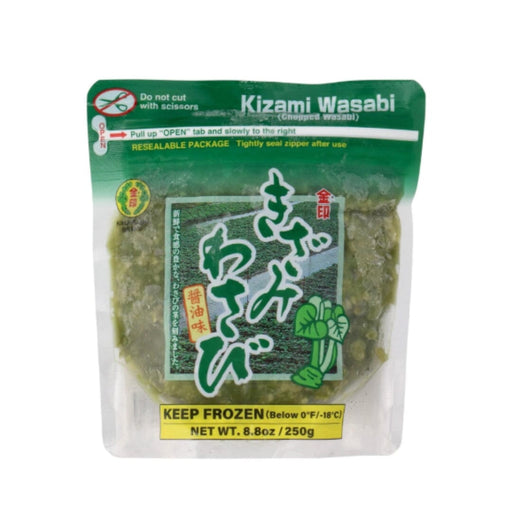 金印 冷凍 きざみわさび醤油漬け Kinjirushi Frozen Kizami Wasabi Shoyu Zuke 250g japanmart.sg 