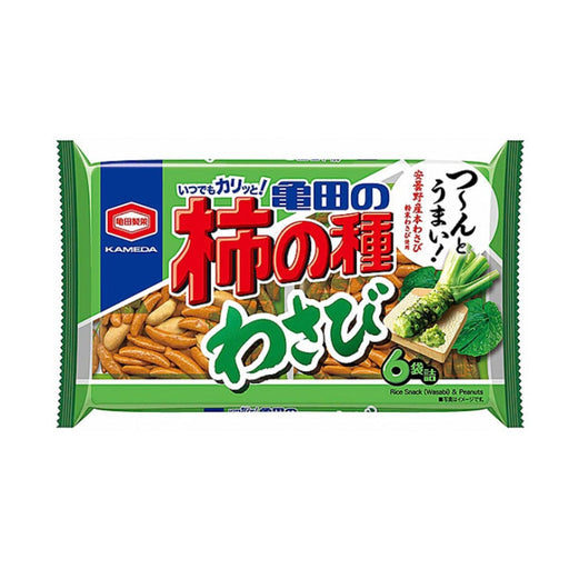 Kameda Seika Kameda Kakinotane Wasabi 6 bags 164g japanmart.sg 