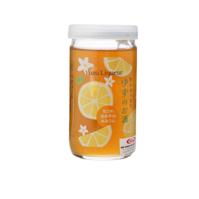 Kankyo Yuzu Liquer 180ml Glass Ready Cup Honeydaes - Japan Foods Grocery Online 