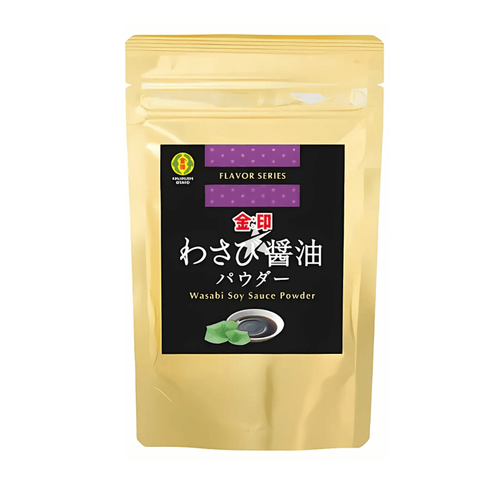 Kinjirushi Wasabi Soy Sauce Powder 60g Resealable Pack japanmart.sg 