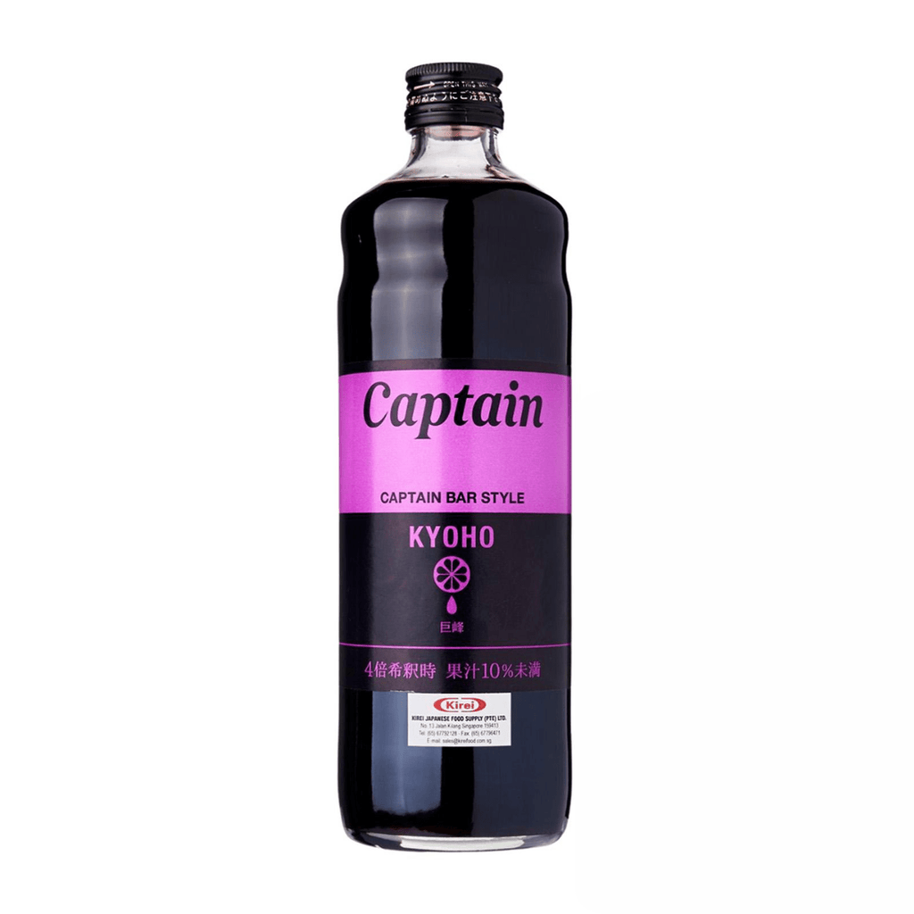 シロップ キャプテン 巨峰シロップ Captain Kyoho Syrup 600ml — Honeydaes
