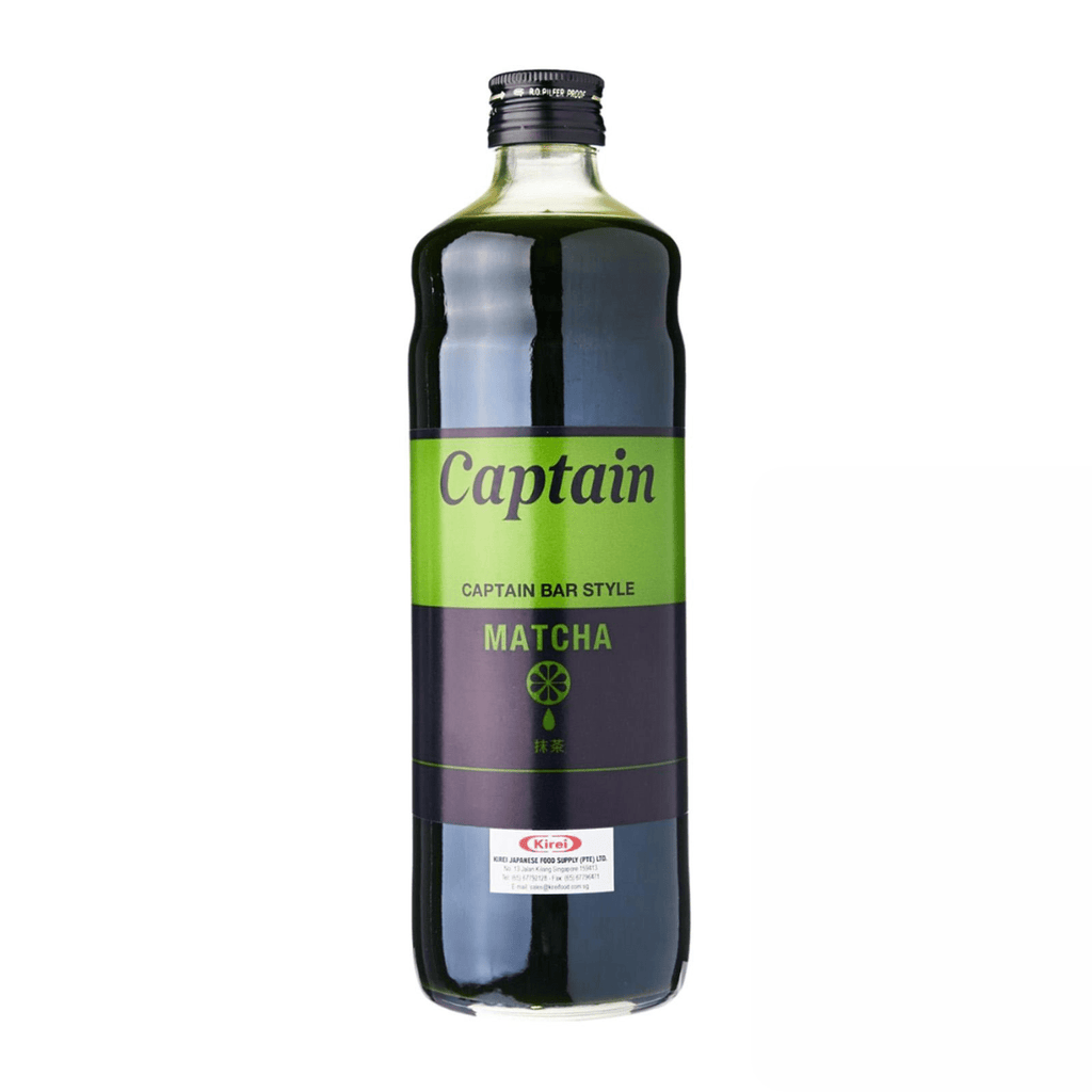 キャプテン 抹茶シロップ Captain Matcha Syrup 600ml — Honeydaes