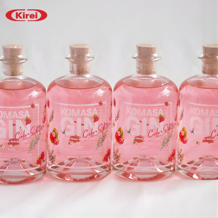 KOMASA GIN Japanese Craft Gin Ichigo Strawberry 500ML 45% Honeydaes - Japan Foods Grocery Online 