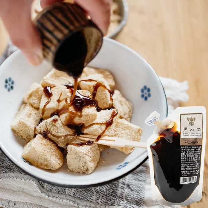 Kuro Mitsu Okinawa Brown Japan Sugar Syrup 150g Easy Tube Honeydaes - Japan Foods Grocery Online 