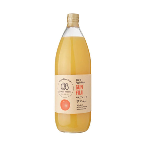 Le Petit Bonheur Apple Juice SUN FUJI Japan Nagano Premium Class 1L Fancy Glass Btl Honeydaes - Japan Foods Grocery Online 