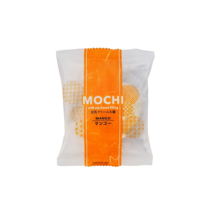 Mango Soy Milk Cream Daifuku 60g Japan Frozen Mochi Dessert Honeydaes - Japan Foods Grocery Online 