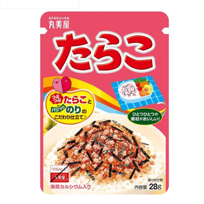 Marumiya Tarako Cod Fish Furikake 28g Resealable Pack Food, Beverages & Tobacco Honeydaes - Japan Foods Grocery Online 