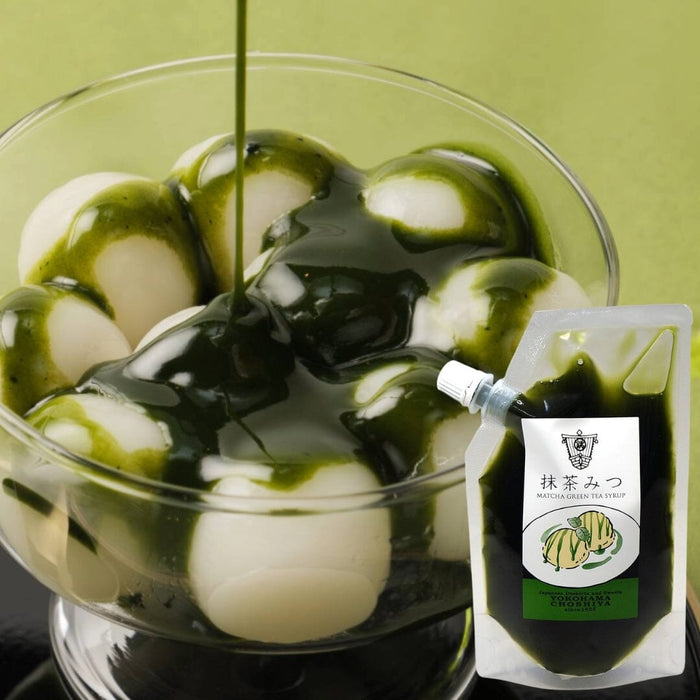 Matcha Mitsu Japan Green Tea Sugar Syrup 200g Tube Honeydaes - Japan Foods Grocery Online 