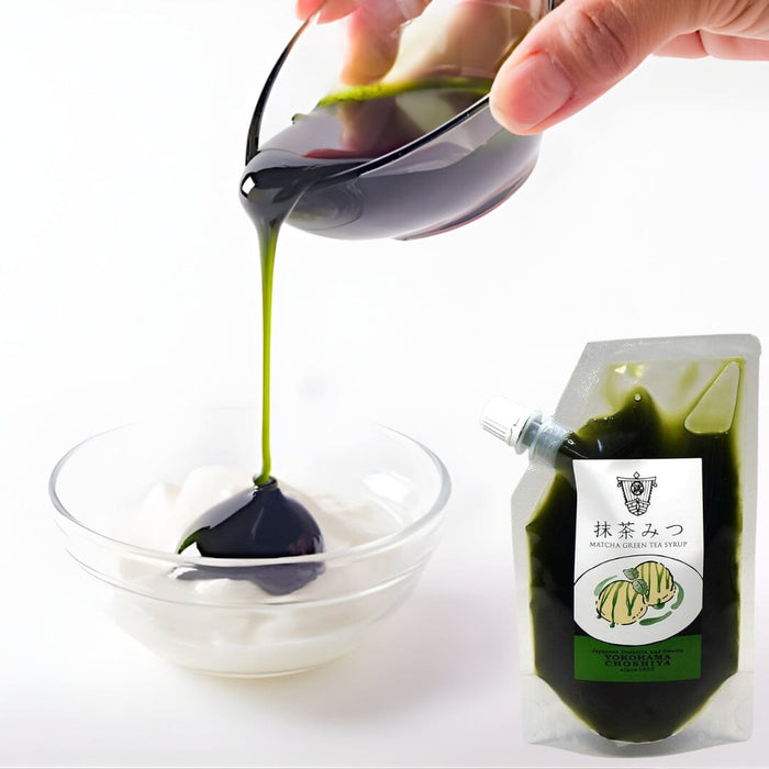 Matcha Mitsu Japan Green Tea Sugar Syrup 200g Tube Honeydaes - Japan Foods Grocery Online 