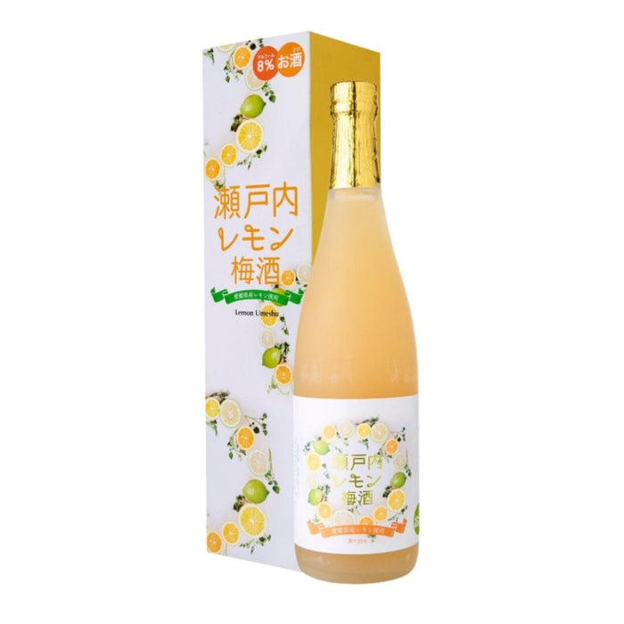 Meimon Sakai Japan Lemon Umeshu Plum Wine 720ml Bottle Honeydaes - Japan Foods Grocery Online 