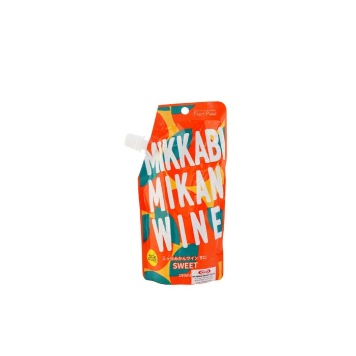 MIKKABI Mikan Orange Wine Sweet Type 4.0% 180ml Home Enjoyment Series Honeydaes - Japan Foods Grocery Online 
