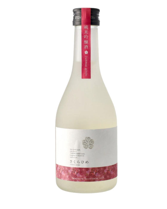 Minakuchi Shuzo Junmai Ginjo Sake Sakurahime "Sakura Princess" 300ml Bottle Food, Beverages & Tobacco Honeydaes - Japan Foods Grocery Online 