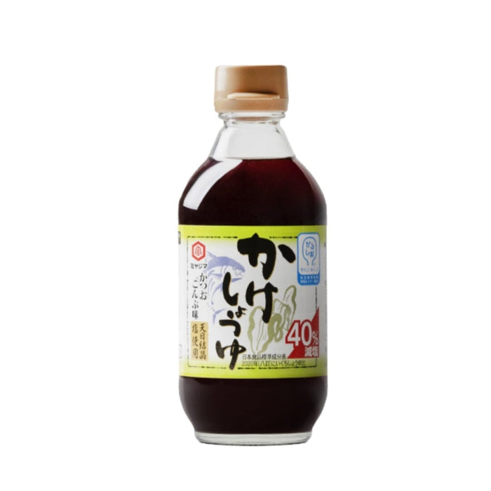 Miyajima Gennen Kake Shoyu Japanese Bonito & Konbu Kelp Shoyu 300ml Glass Bottle Food, Beverages & Tobacco Honeydaes - Japan Foods Grocery Online 