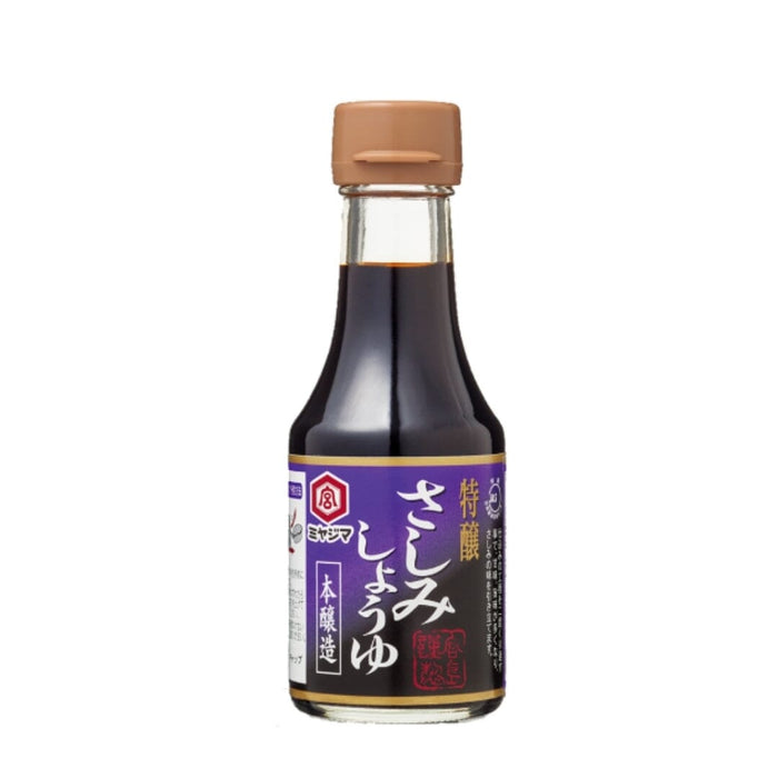 Miyajima Premium Honjyozo Sashimi Shoyu 150ml Glass Bottle Food, Beverages & Tobacco Honeydaes - Japan Foods Grocery Online 
