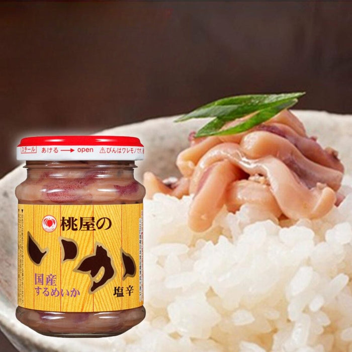 Momoya Ika Shiokara Japan Seasoned Squid Guts 110g Glass Bottle Honeydaes - Japan Foods Grocery Online 