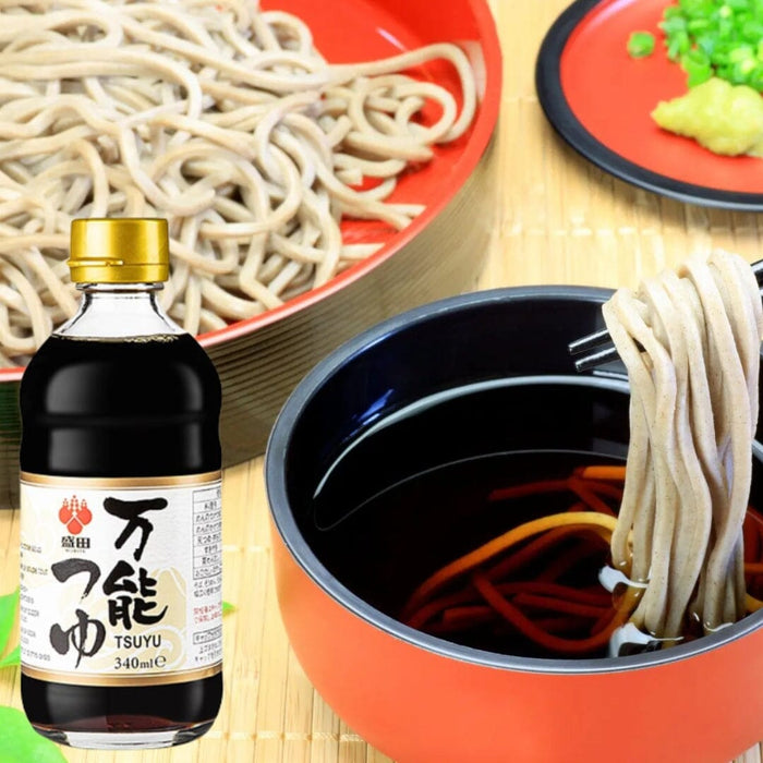 Morita Banno Tsuyu Vegetarian Japan Seasoning 340ml Glass Bottle Honeydaes - Japan Foods Grocery Online 