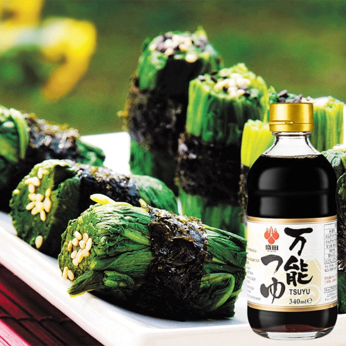 Morita Banno Tsuyu Vegetarian Japan Seasoning 340ml Glass Bottle Honeydaes - Japan Foods Grocery Online 