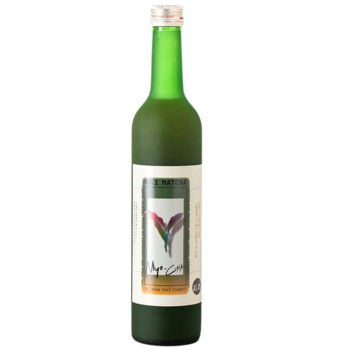 Myo-Cha Matcha Liqueur 8% 500ml Glass Bottle Honeydaes - Japan Foods Grocery Online 