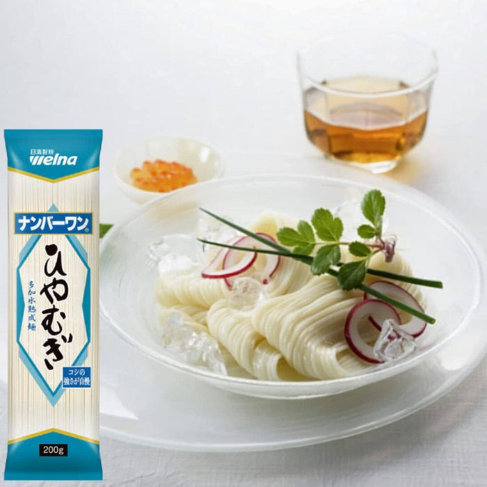 Nissin Hiyamugi 200g Japanese Noodle Honeydaes - Japan Foods Grocery Online 