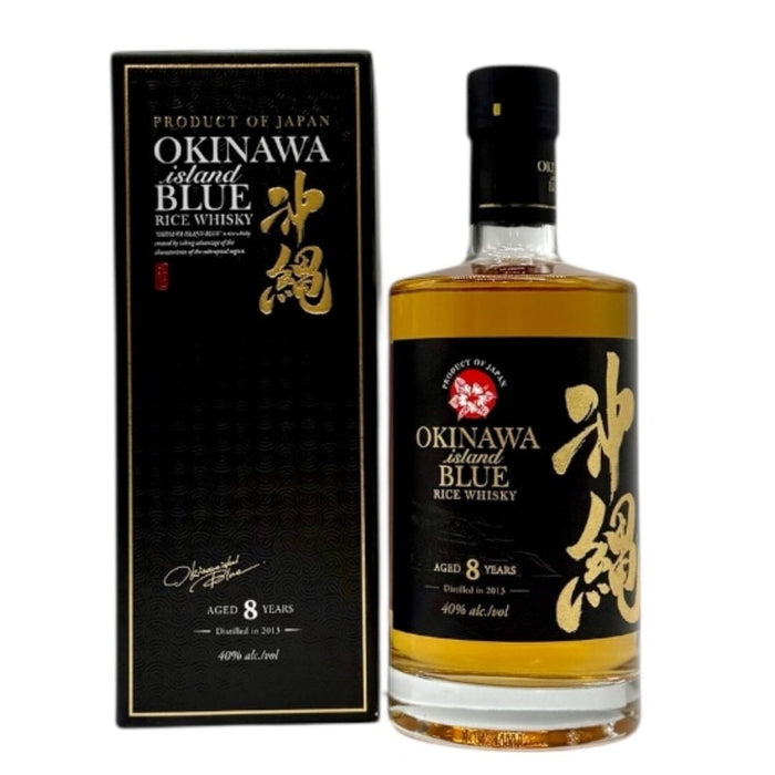 Okinawa Island Blue 8 Years Aged Whisky Japan 40% 700ml Bottle Honeydaes - Japan Foods Grocery Online 