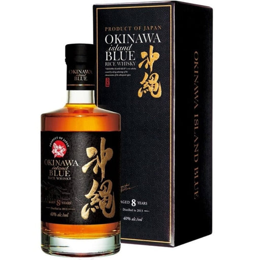Okinawa Island Blue 8 Years Aged Whisky Japan 40% 700ml Bottle Honeydaes - Japan Foods Grocery Online 